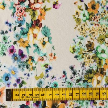 Hilco Viskosejersey Flor Fino Blumen